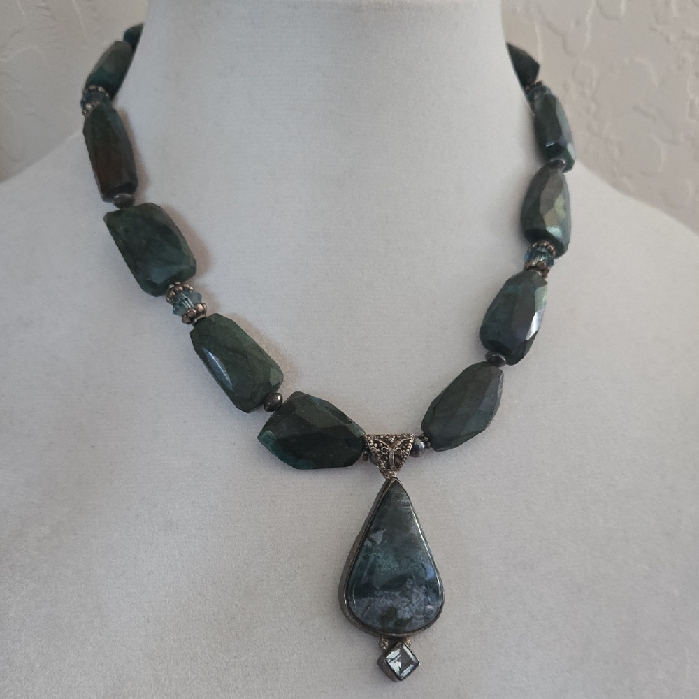 Moss Agate Pendant